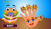 Skeleton Burger And Dinosaur Finger Family | Kids Nursery Rhymes | Dinosaur Colors Learnin