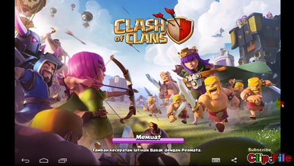 Clash of Clans Part 24 Penjarahan gold lawan untuk Upgrade Balai Kota ke level 4
