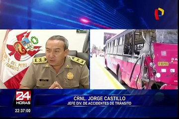 Panamericana Sur: 600 accidentes vehiculares se registraron en el 2016