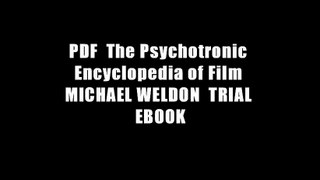 PDF  The Psychotronic Encyclopedia of Film MICHAEL WELDON  TRIAL EBOOK
