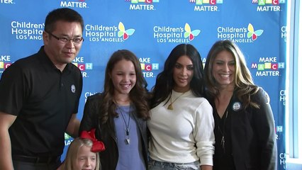 Kim Kardashian launches fundraiser at LA hospital