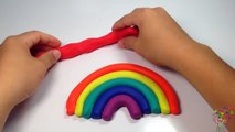 Learn Colors With Rainbow Play Doh and Sea Animal Molds - Play and Modelling Clay For Children.