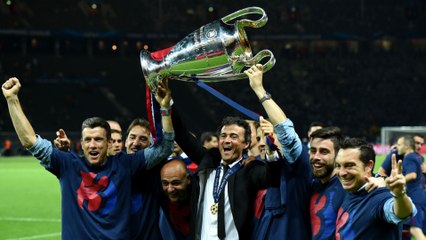 Luis Enrique's trophy-laden career at Barcelona