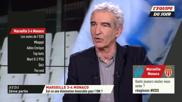 Foot - EDS - La chaîne LEquipe : Est-ce une élimination honorable pour l'OM ?
