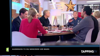 Audiences TV : "The Wall" largement en tête, C à Vous en pleine forme (vidéo)
