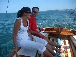 Régate de caravelle à bord du vin à l'heure, Cat & Moi.