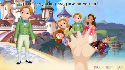 Sofia the First Finger Family Song Nursery Rhymes for Children | Sofia the First Disney Cartoon Song