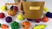 Learn English Food Names Fruits and Vegetables with Ryan Cooking Play Set Fun for Kids ABC