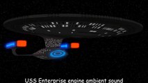 USS Enterprise engine ambient sound effect for relaxation, calming and sleep
