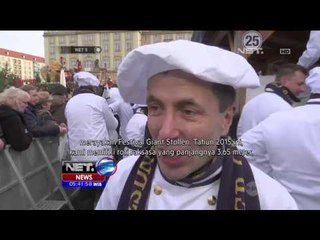 Jelang Natal Roti Seberat 3,5 Ton Dibagikan di Jerman - NET5