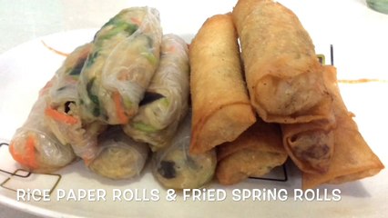 RICE PAPER ROLL AND SPRING ROLLS