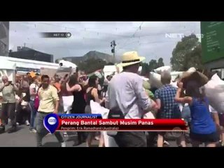 Kegiatan Perang Bantal di Melbourne - NET12