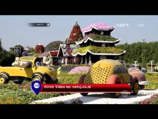 Pesona Taman Bunga di Gurun Pasir Dubai - NET5