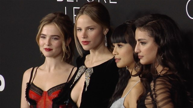 Before I Fall Premiere Zoey Deutch, Halston Sage, Chloe Grace Moretz