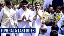 Suniel Shetty Father Veerapa Shetty's FUNERAL  Bollywood Celebrities Pay Condolence