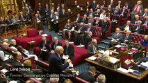 Lord Tebbit comments on Brexit in House of Lords