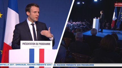 Présidentielle 2017 :  Emmanuel Macron présente son programme - Evénement (02/03/2017)