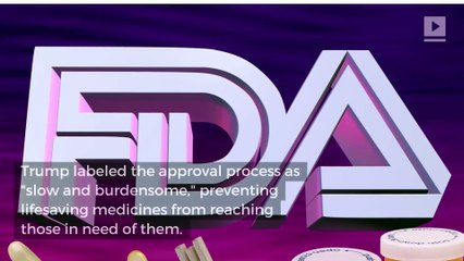Trump criticizes FDA's 'slow and burdensome' drug approval process