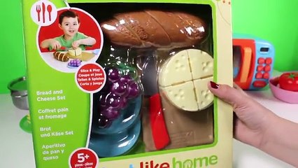 Toy Cutting Food Velcro Cooking Playset Kitchen Comiditas de Juguete Toy Food Play Food