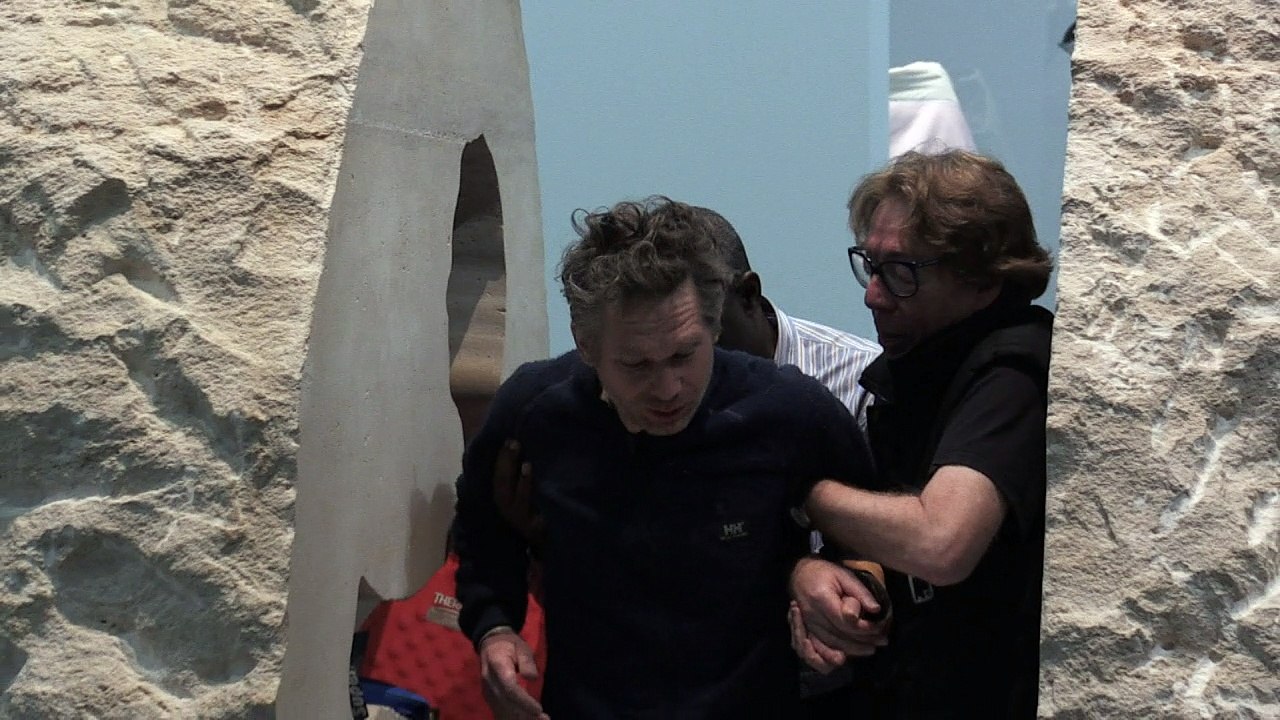 Nach sieben Tagen im Felsblock wieder frei