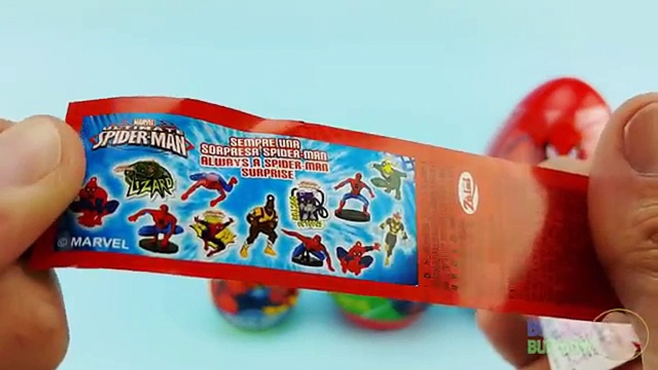 Spider-Man Surprise Eggs Learn Sizes from Smallest to Biggest! Part 2- FEATURED Playlist a