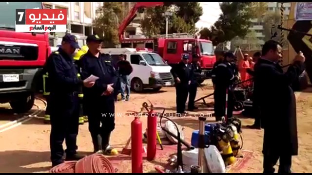 الحماية المدنية بأسيوط تحتفل باليوم العالمي للحماية المدنية