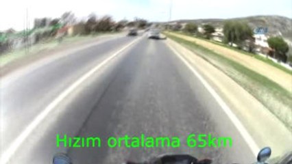 Liseli Genç, Yaptığı Motor Kazasını Saniye Saniye Kayıt Etti