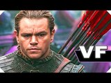 LA GRANDE MURAILLE (Matt Damon, 2017) - NOUVELLE Bande Annonce VF / FilmsActu