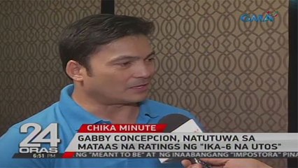 WATCH: Gabby Concepcion, hindi inasahan ang mataas na ratings ng 'Ika-6 Na Utos'