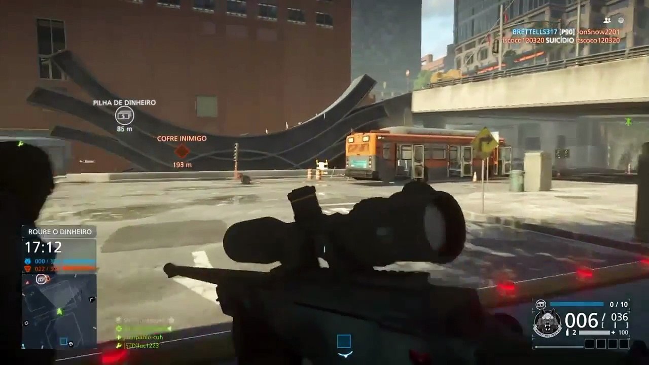 Kills de Sniper e M1 ( BF-AW)