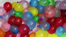 50 Water Balloons Compilation 16 Minutes Learn Colours Wet Balloon Songs Collection Popping Balloons