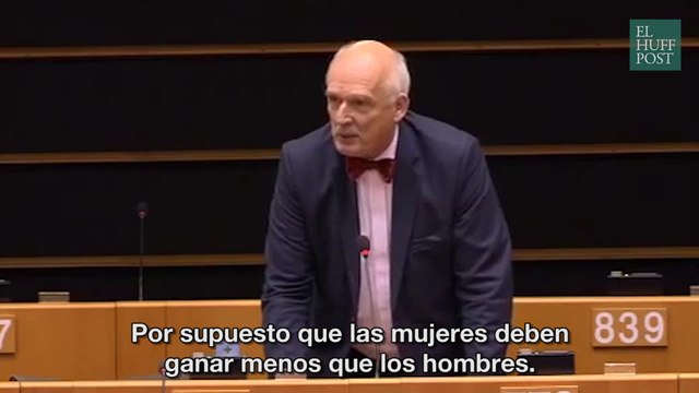 Un eurodiputado polaco defiende que las mujeres deben ganar menos por ser más débiles y menos inteligentes