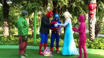 Spiderman & Frozen Elsa vs Joker & Hulk - Kidnapping Plan Of Joker - Fun Superheroes in Re