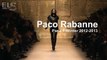 Paco Rabanne Fall Winter 2012 Paris Fashion Week @ ELS FASHION TV