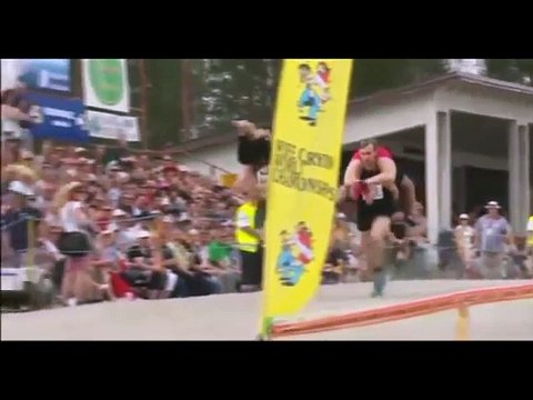 La course du porter de femme