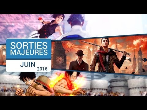 Les plus grosses sorties de jeux video - JUIN 2016