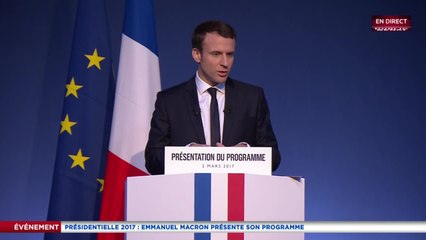 Emmanuel Macron : "Nous sommes dans une situation unique"