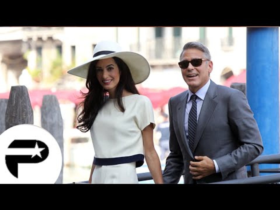 George Clooney et Amal Alamuddin acclamés à Venise