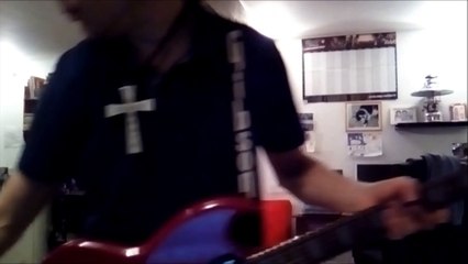 Aurel's guitar Back in black