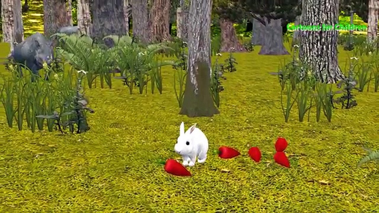 Lion Elephant Crocodile Rhinoceros Finger Family Rhymes | 3D Animated Kids Cartoon Songs V