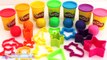 Learn Colors with Play Doh Modelling Clay Rainbow Shapes Creative Fun for Kids RainbowLearning