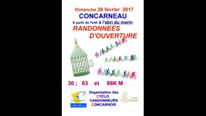 Rando d'ouverture à Concarneau Dimanche 26 février 2017
