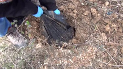 Tarsus'ta Toprağa Gömülü Halde Patlayıcı ve Silah Ele Geçirildi