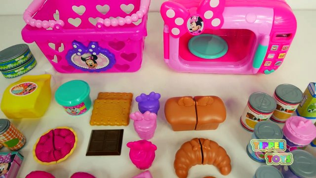 Minnie Mouse Playset Disney Toys for Kids Microwave and Play Food Compilation