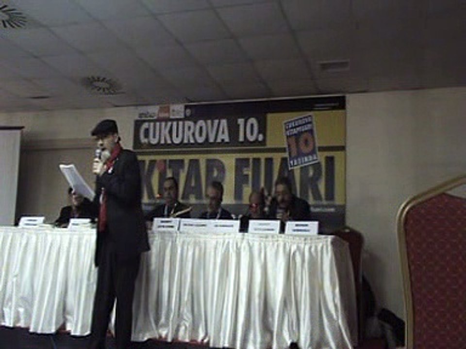 "GÖRÜLMÜŞTÜR" DAMGALI MEKTUP-BEDRAN CEBİROĞLU - ÇUKUROVA 10. ULUSLARARASI KİTAP FUARI