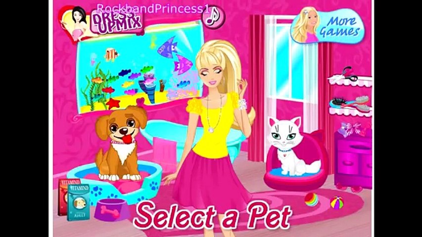 barbie pet games