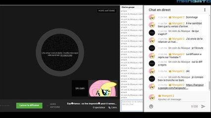 Éducation aux médias et invasion sur les Hangouts (avec Un coin du Masque) (Live Expérience version clean) partie 2