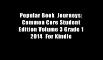 Popular Book  Journeys: Common Core Student Edition Volume 3 Grade 1 2014  For Kindle