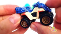 Jurassic World Play Doh Surprise Eggs Construction Toys Dump Truck Lego Cars Spongebob Wheel Loader