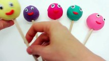 LolliPop surprise eggs! Shopkins ★ Angry Birds ★ Смешарики - Nursery Rhymes w Play Doh